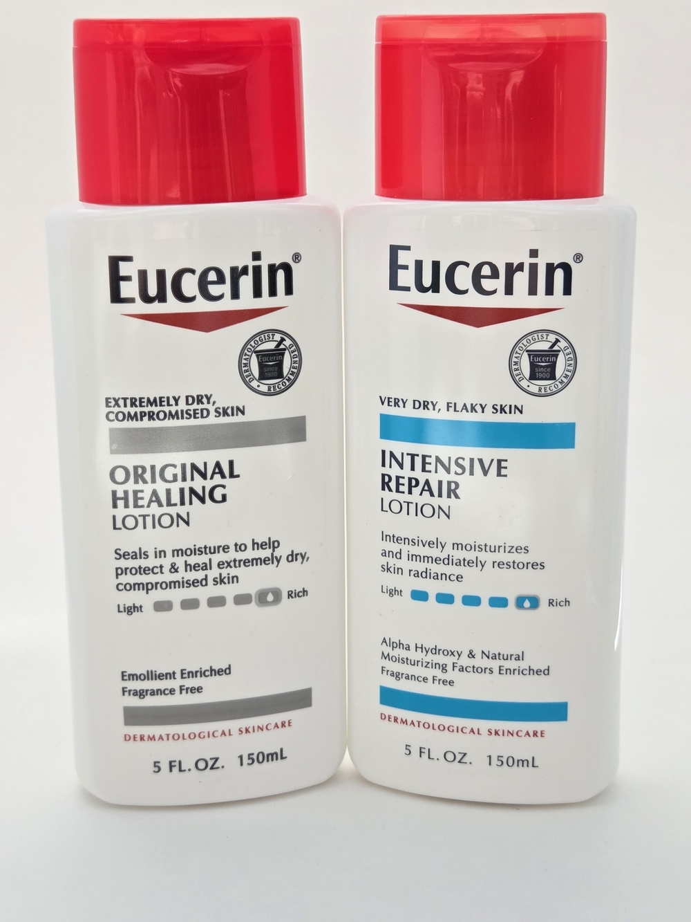 $7 When Bundled - Eucerin Original Healing & Intensive Repair Lotion Duo